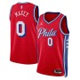 Men's Philadelphia 76ers Tyrese Maxey #0 Jordan Red Swingman NBA Jersey - Icon Edition Men's Philadelphia 76ers Tyrese Maxey #0 Jordan Red Swingman NBA Jersey - Icon Edition