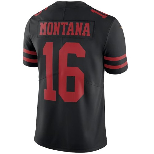 Joe Montana San Francisco 49ers Nike Vapor Limited Jersey - Black Joe Montana San Francisco 49ers Nike Vapor Limited Jersey - Black