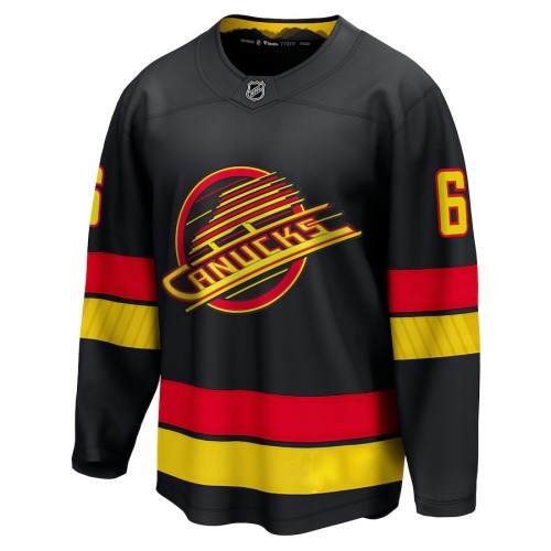 Vancouver Canucks Brock Boeser #6 Black Alternate Premium Jersey Vancouver Canucks Brock Boeser #6 Black Alternate Premium Jersey