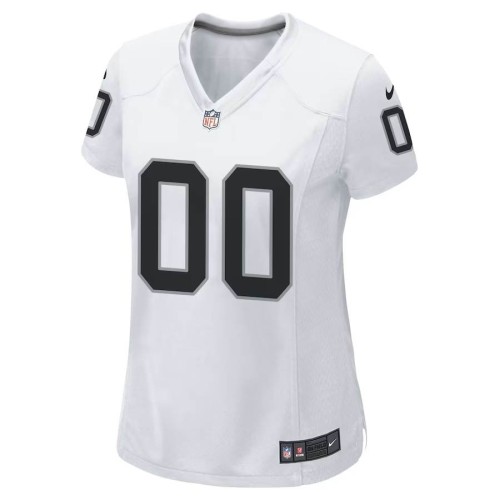 Las Vegas Raiders Nike Women's Custom Game Jersey - White Las Vegas Raiders Nike Women's Custom Game Jersey - White