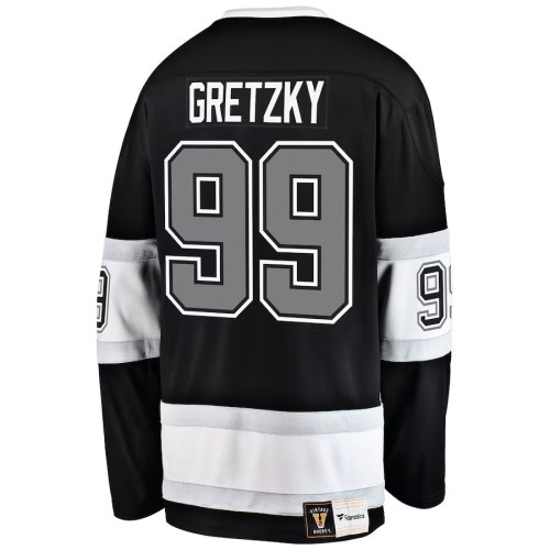 Wayne Gretzky Los Angeles Kings Premier Breakaway Retired Player Jersey - Black