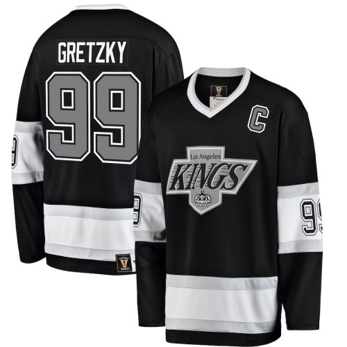 Wayne Gretzky Los Angeles Kings Premier Breakaway Retired Player Jersey - Black