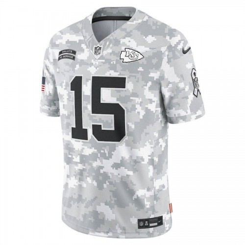 Patrick Mahomes Kansas City Chiefs Nike 2024 Salute to Service Limited Jersey - Arctic Camo Patrick Mahomes Kansas City Chiefs Nike 2024 Salute to Service Limited Jersey - Arctic Camo