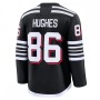 Jack Hughes New Jersey Devils Alternate Premium Jersey - Black Jack Hughes New Jersey Devils Alternate Premium Jersey - Black