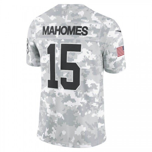 Patrick Mahomes Kansas City Chiefs Nike 2024 Salute to Service Limited Jersey - Arctic Camo Patrick Mahomes Kansas City Chiefs Nike 2024 Salute to Service Limited Jersey - Arctic Camo