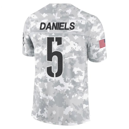 Jayden Daniels Washington Commanders Nike 2024 Salute to Service Limited Jersey - Arctic Camo Jayden Daniels Washington Commanders Nike 2024 Salute to Service Limited Jersey - Arctic Camo