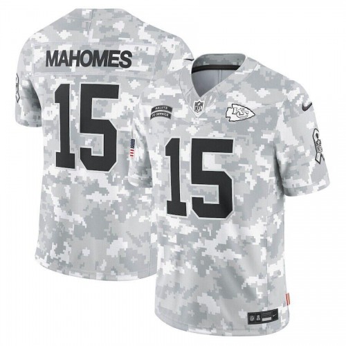 Patrick Mahomes Kansas City Chiefs Nike 2024 Salute to Service Limited Jersey - Arctic Camo Patrick Mahomes Kansas City Chiefs Nike 2024 Salute to Service Limited Jersey - Arctic Camo
