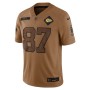 Travis Kelce Kansas City Chiefs Nike 2023 Salute To Service Limited Jersey - Brown Travis Kelce Kansas City Chiefs Nike 2023 Salute To Service Limited Jersey - Brown