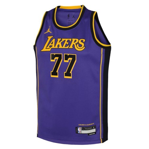 Los Angeles Lakers Youth Jordan Brand Statement Edition Swingman Jersey - Purple - Luka Dončić Los Angeles Lakers Youth Jordan Brand Statement Edition Swingman Jersey - Purple - Luka Dončić