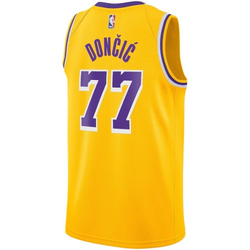 Los Angeles Lakers Youth Nike Icon Edition Swingman Jersey - Gold - Luka Dončić Los Angeles Lakers Youth Nike Icon Edition Swingman Jersey - Gold - Luka Dončić