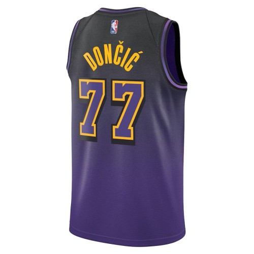 Los Angeles Lakers Unisex Nike City Edition Swingman Jersey 2024 - Purple - Luka Dončić