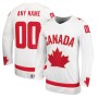 Unisex White Hockey Canada Alternate Replica Custom Jersey Unisex White Hockey Canada Alternate Replica Custom Jersey