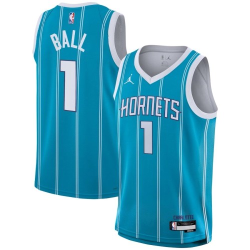 Youth Jordan LaMelo Ball Teal Charlotte Hornets Swingman Jersey - Icon Edition Youth Jordan LaMelo Ball Teal Charlotte Hornets Swingman Jersey - Icon Edition