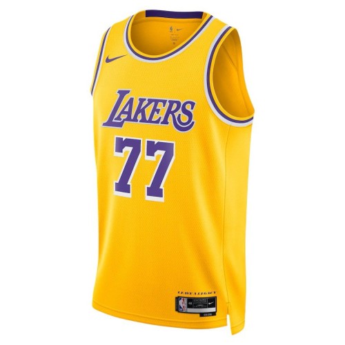 Los Angeles Lakers Unisex Nike Icon Edition Swingman Jersey - Gold - Luka Dončić