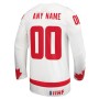 Unisex White Hockey Canada Alternate Replica Custom Jersey Unisex White Hockey Canada Alternate Replica Custom Jersey
