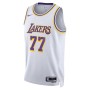 Los Angeles Lakers Unisex Nike Association Edition Swingman Jersey - White - Luka Dončić Los Angeles Lakers Unisex Nike Association Edition Swingman Jersey - White - Luka Dončić