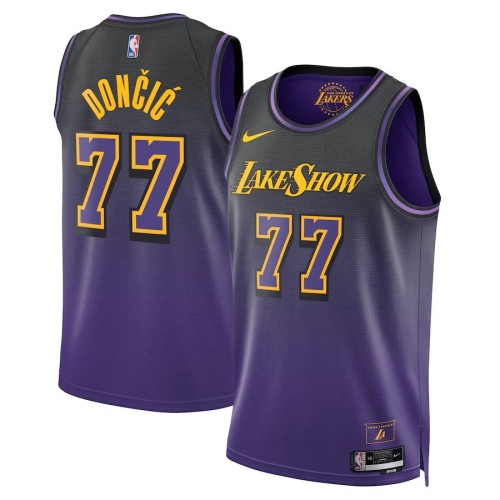 Los Angeles Lakers Unisex Nike City Edition Swingman Jersey 2024 - Purple - Luka Dončić
