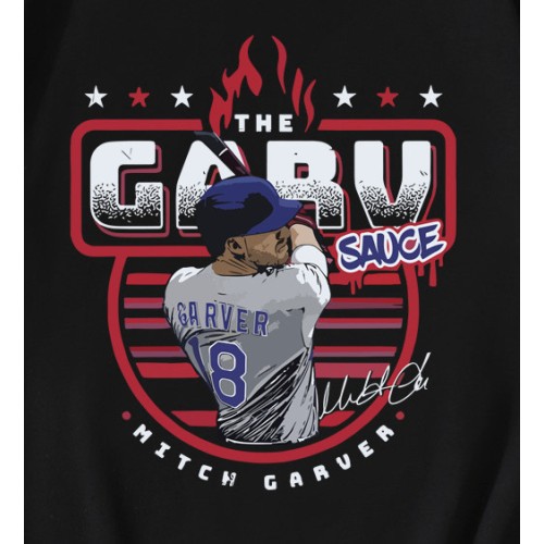 The Garv Sauce Mitch Garver Texas Player  T-Shirt