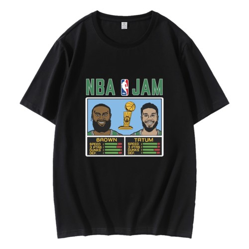 NBA Jam Brown And Tatum NBA Finals   T-Shirt