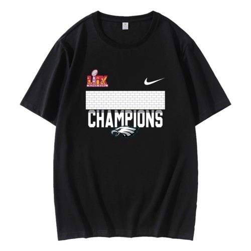 LIX Super Bowl Champions Philadelphia Football Eagles Logo T-Shirt LIX Super Bowl Champions Philadelphia Football Eagles Logo T-Shirt