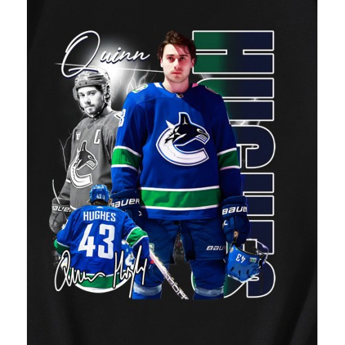 Quinn Hughes Vancouver Canucks Nhl Players T-Shirt Quinn Hughes Vancouver Canucks Nhl Players T-Shirt