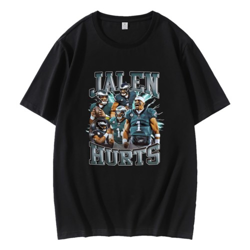Jalen Hurts Vintage 90s Philadelphia Eagles Football Players T-Shirt Jalen Hurts Vintage 90s Philadelphia Eagles Football Players T-Shirt