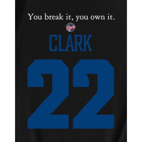 You Break It You Own It Clark Indiana Fever T-Shirt You Break It You Own It Clark Indiana Fever T-Shirt