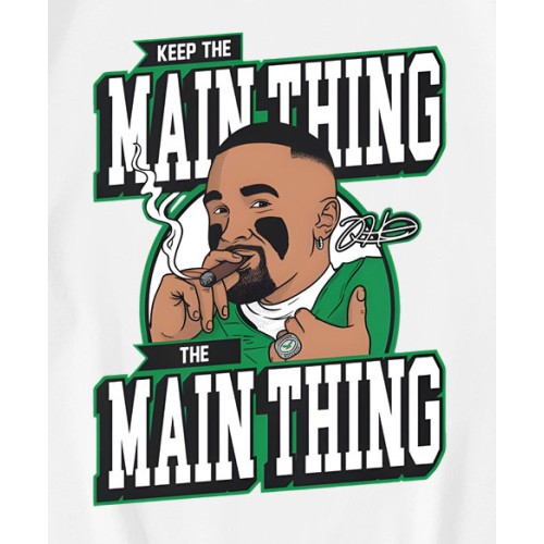 The Main Thing Jalen Hurts Super Bowl LIX Champion T-Shirt The Main Thing Jalen Hurts Super Bowl LIX Champion T-Shirt