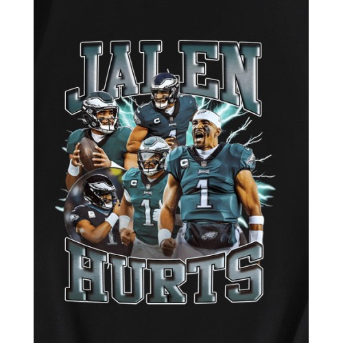 Jalen Hurts Vintage 90s Philadelphia Eagles Football Players T-Shirt Jalen Hurts Vintage 90s Philadelphia Eagles Football Players T-Shirt