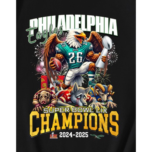Philadelphia Eagles Saquon Barkley Superbowl Champions 2024 2025 T-Shirt Philadelphia Eagles Saquon Barkley Superbowl Champions 2024 2025 T-Shirt
