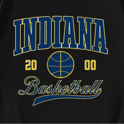 Retro Indiana Basketball Est 2000 T-Shirt Retro Indiana Basketball Est 2000 T-Shirt