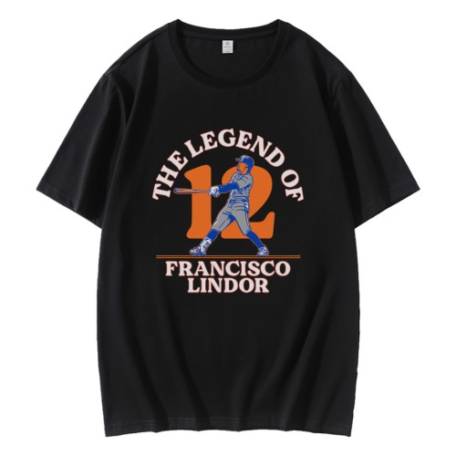 The Legend Of Francisco Lindor Mr Smile Number 12 T-Shirt The Legend Of Francisco Lindor Mr Smile Number 12 T-Shirt
