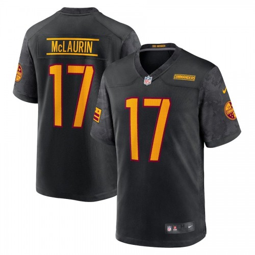 Terry McLaurin Black Washington Commanders Nike Alternate Game Player Jersey Terry McLaurin Black Washington Commanders Nike Alternate Game Player Jersey
