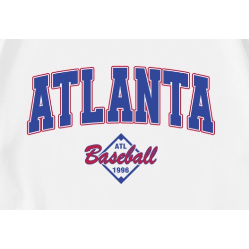 Vintage Atlanta Baseball 1996 T-Shirt Vintage Atlanta Baseball 1996 T-Shirt