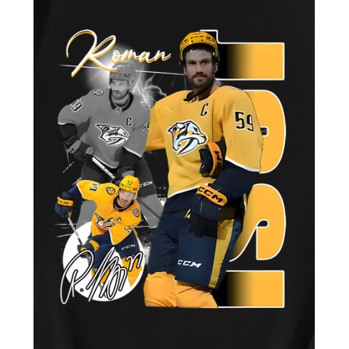 Roman Josi Nashville Predators Nhl Players T-Shirt Roman Josi Nashville Predators Nhl Players T-Shirt