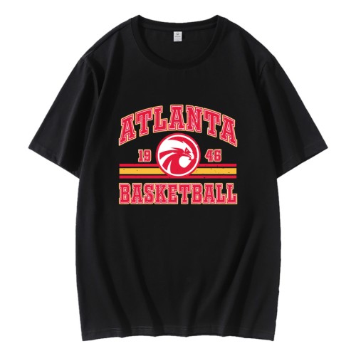 Retro Atlanta Basketball Logo NBA  T-Shirt
