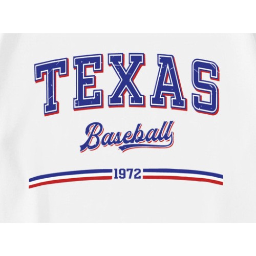 Vintage Texas Baseball 1972 MLB Team T-Shirt Vintage Texas Baseball 1972 MLB Team T-Shirt