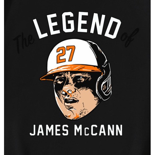 The Legend Of James McCann Baltimore Orioles  T-Shirt