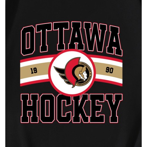 Vintage Ottawa Senators Hockey Logo 1990 T-Shirt Vintage Ottawa Senators Hockey Logo 1990 T-Shirt