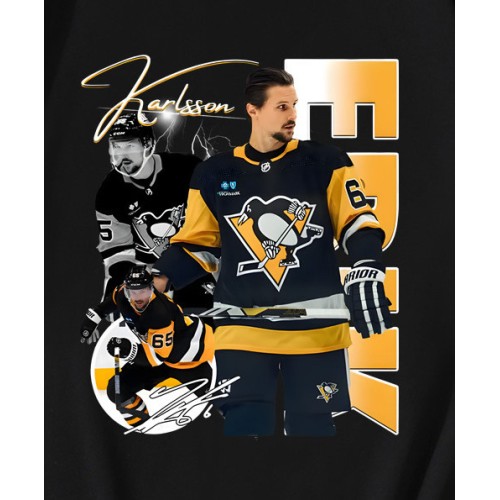 Erik Karlsson Pittsburgh Penguins Nhl Players T-Shirt Erik Karlsson Pittsburgh Penguins Nhl Players T-Shirt