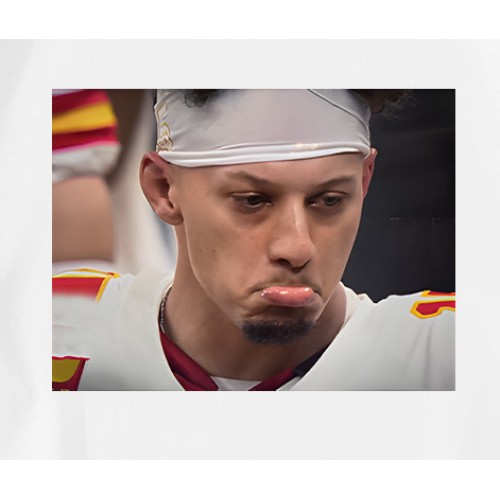 Patrick Mahome Sad Face Meme Super Bowl LIX T-Shirt Patrick Mahome Sad Face Meme Super Bowl LIX T-Shirt
