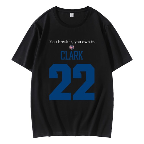 You Break It You Own It Clark Indiana Fever T-Shirt You Break It You Own It Clark Indiana Fever T-Shirt