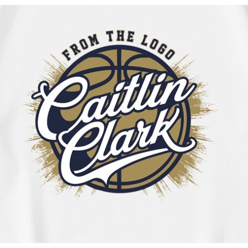 Retro Caitlin Clark From The Logo Basketball T-Shirt Retro Caitlin Clark From The Logo Basketball T-Shirt