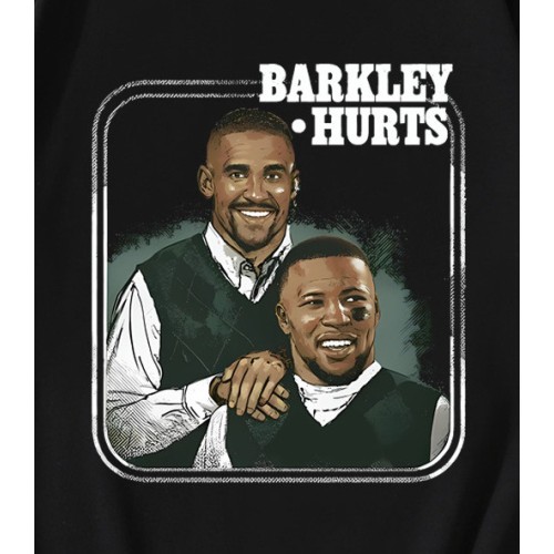Jalen Hurts And Saquon Barkley Philadelphia Step Brothers T-Shirt Jalen Hurts And Saquon Barkley Philadelphia Step Brothers T-Shirt
