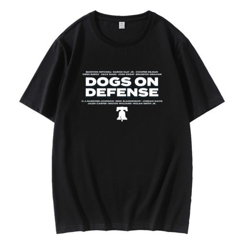 Dogs On Defense Philadelphia Eagles Football T-Shirt Dogs On Defense Philadelphia Eagles Football T-Shirt