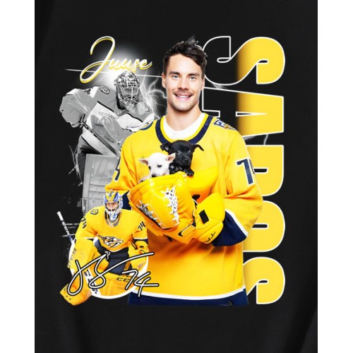 Juuse Saros Nashville Predators Nhl Players T-Shirt Juuse Saros Nashville Predators Nhl Players T-Shirt