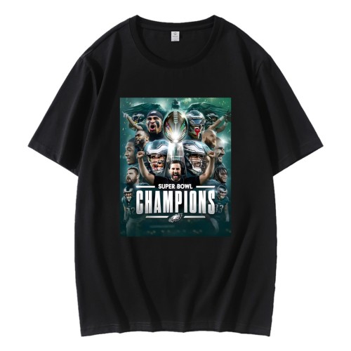 Super Bowl LIX Philadelphia Eagles Football Team Champions T-Shirt Super Bowl LIX Philadelphia Eagles Football Team Champions T-Shirt
