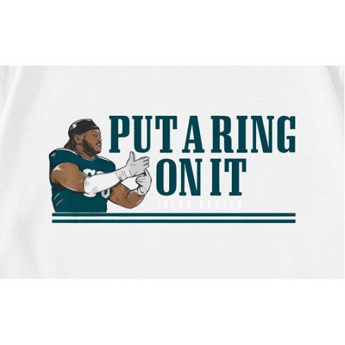 Put A Ring On It Jalen Carter Eagles Super Bowl Champions T-Shirt Put A Ring On It Jalen Carter Eagles Super Bowl Champions T-Shirt