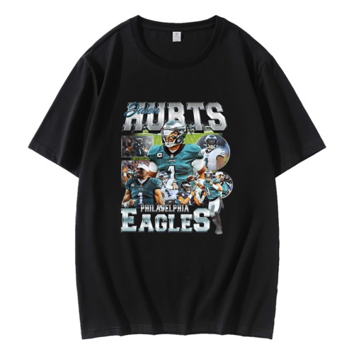 Vintage 90s Jalen Hurts Philadelphia Eagles Super Bowl Champions T-Shirt Vintage 90s Jalen Hurts Philadelphia Eagles Super Bowl Champions T-Shirt