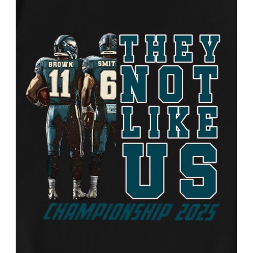 Brown And Smith They Not Like Us Championship 2025 T-Shirt Brown And Smith They Not Like Us Championship 2025 T-Shirt